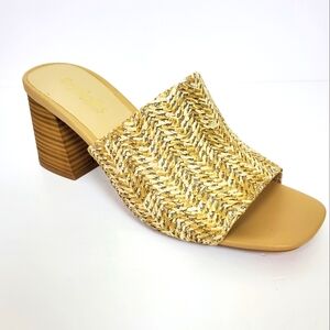 SEYCHELLES Adapt Stacked Block Heel Slide Sandal